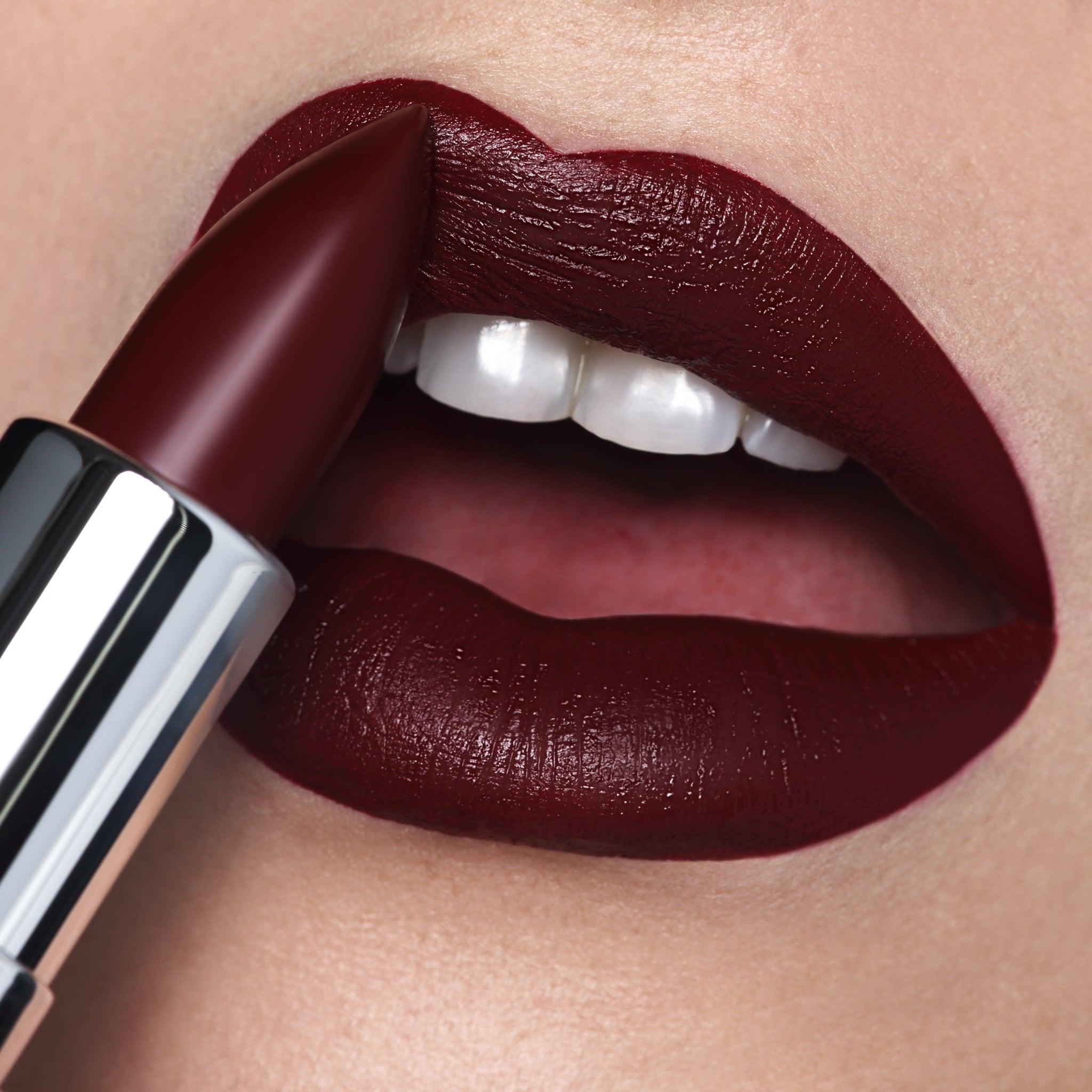 suntegrity lip c.p.r moonlight merlot pigmented color MOB Beauty Soft Matte Lipstick,