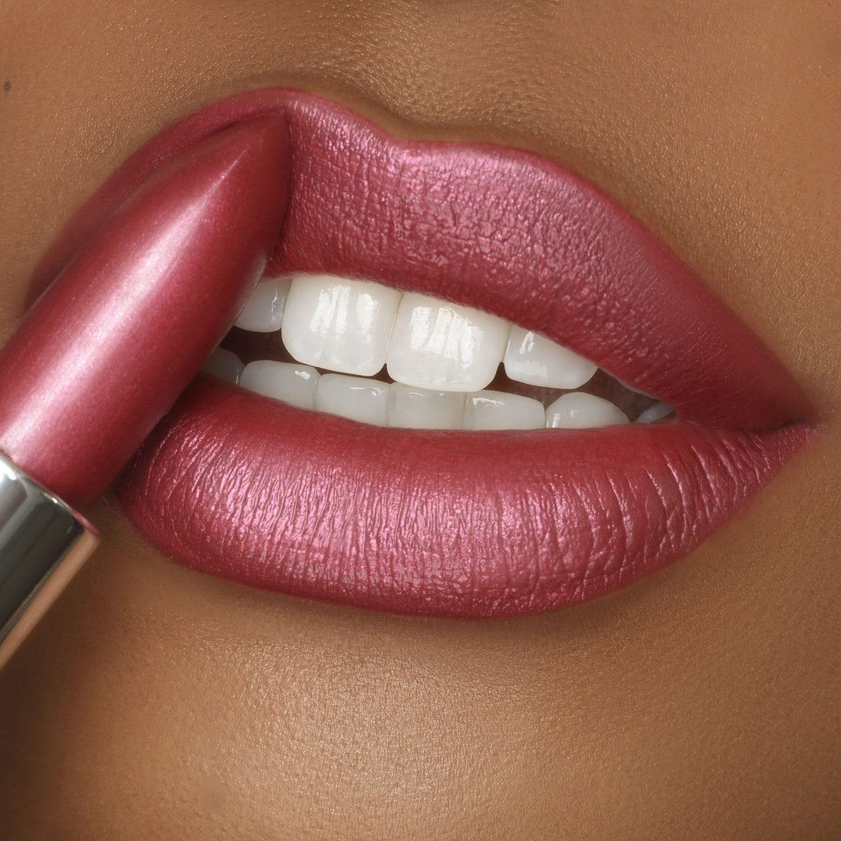 Mahvelous Crème | Muted Raspberry Satin Shimmer Lipstick | Runway