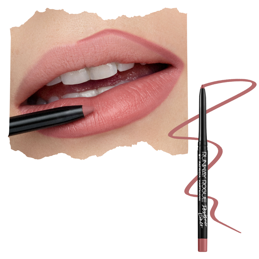 Lip and product image of Designer Liner in shade A-List