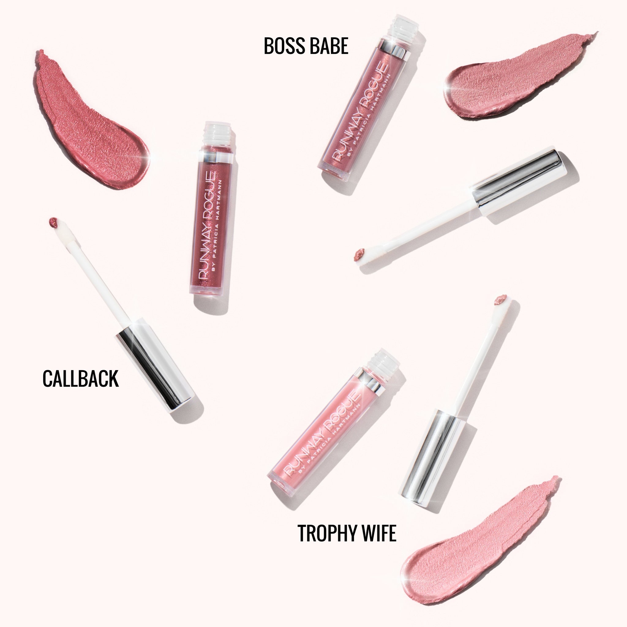 Melrose Set | Liquid Lipstick Minis | Boss Babe, Callback, Trophy