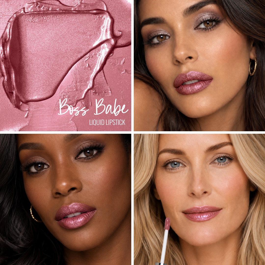 Boss Babe | Pale Mauve Shimmer Lipstick | Runway Rogue