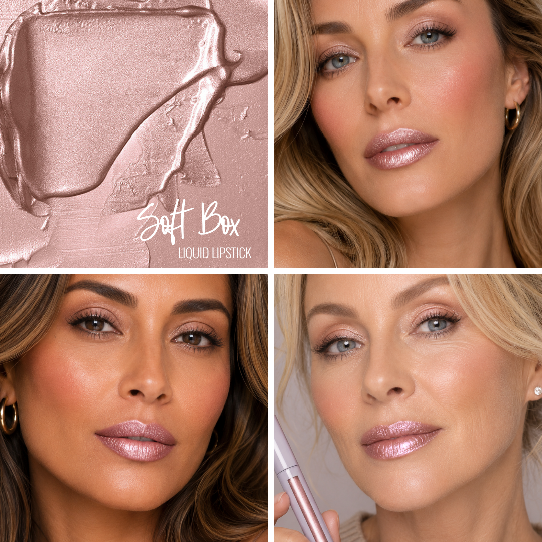 Soft Box | Pale Nude Pink Shimmer Lipstick | Runway Rogue