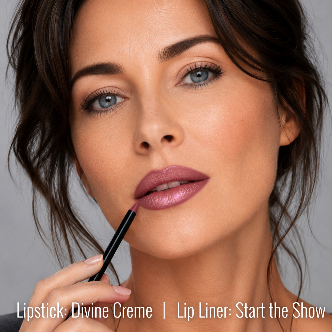 Divine Crème | A Dusty Blush Mauve With Lilac Shimmer Lipstick