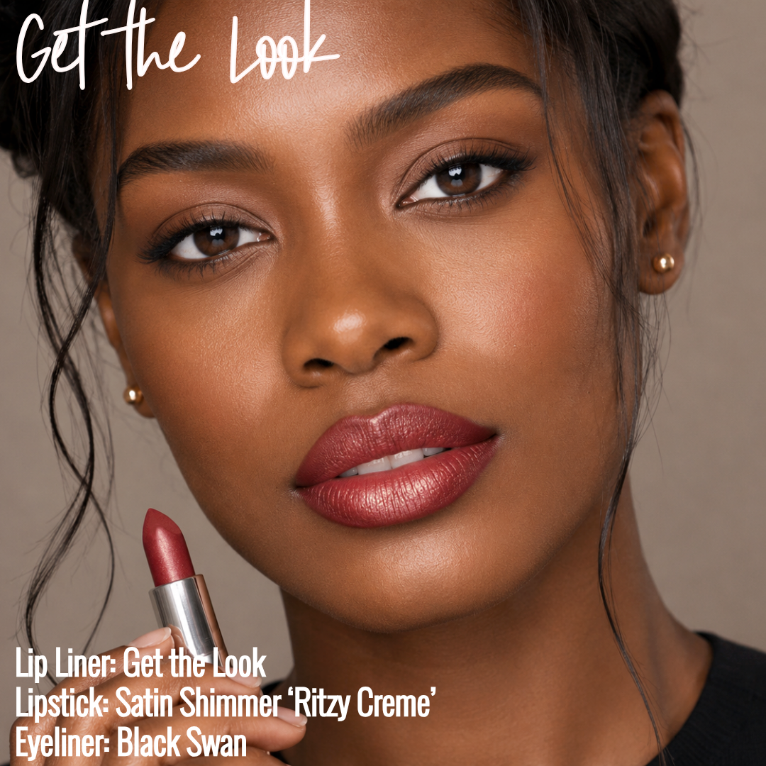 ルージュ　byうるりひ　Gentlemen Rouge Ritzy Crème | A Warm Earthy Red with Gold Shimmer Lipstick
