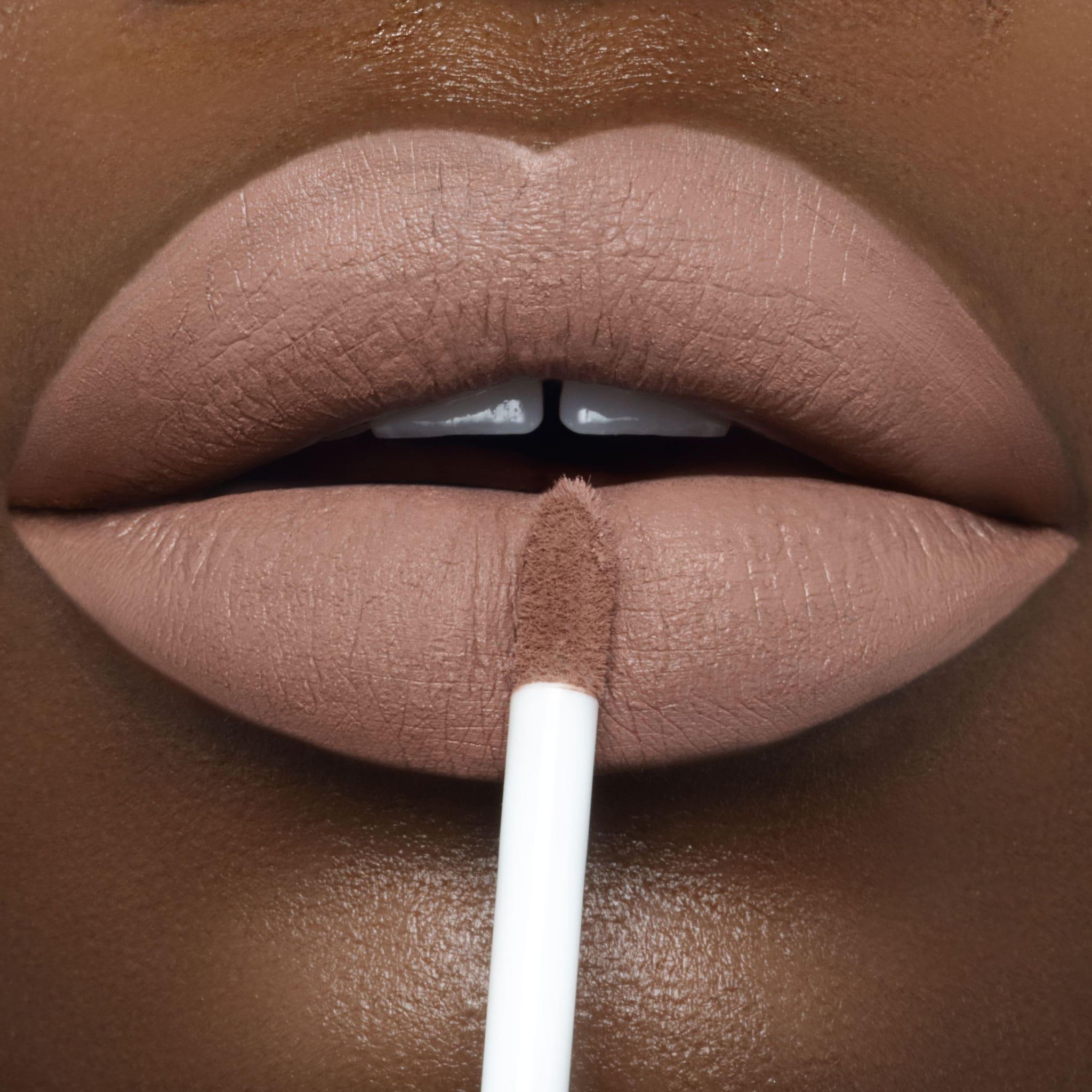 No Flash | Light Hazelnut Brown Liquid Lipstick | Runway Rogue